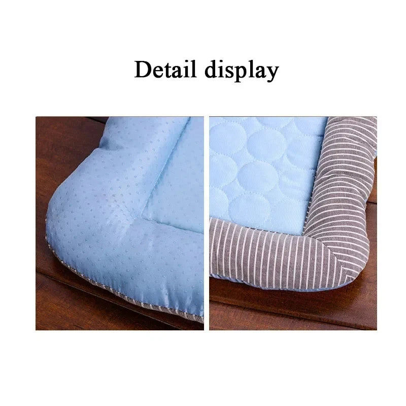 Ice Silk Pet Cooling Mat for Dogs and Cats – Breathable Summer Bed