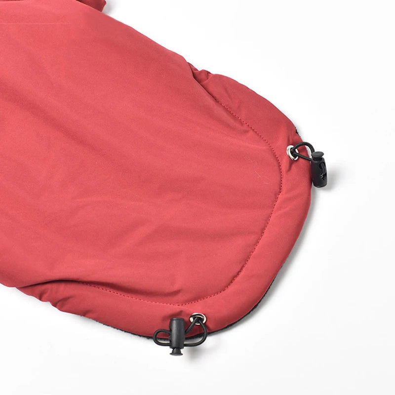 Abrigo impermeable con capucha para perro