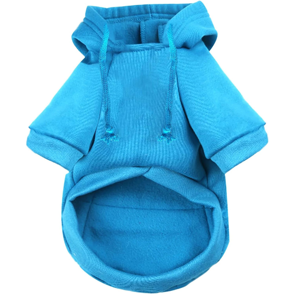 Cozy Fleece Hoodie for Small Dogs and Cats with Pockets