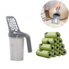 Cat Litter Scoop with Built-in Waste Bag Holder