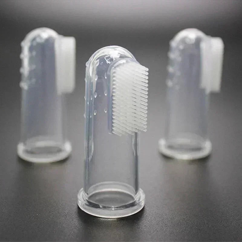 Soft Silicone Finger Toothbrush for Dogs – Gentle Teeth & Tartar Care