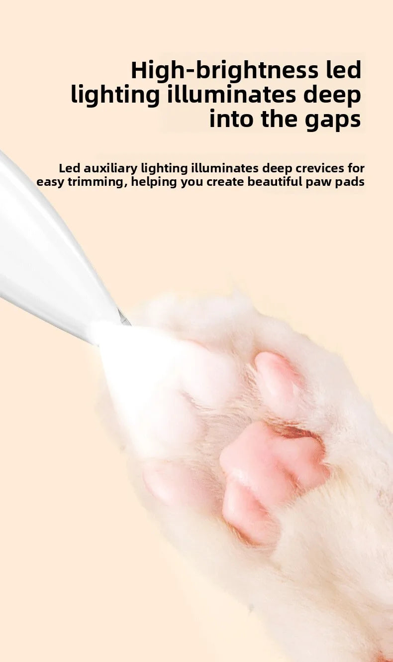 Quiet Mini Pet Hair Trimmer with Ceramic Blade