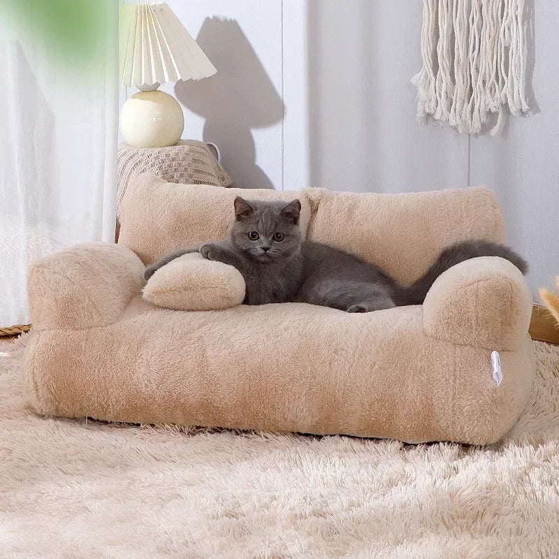 Machine Washable Cat Sofa Bed with Removable Cover