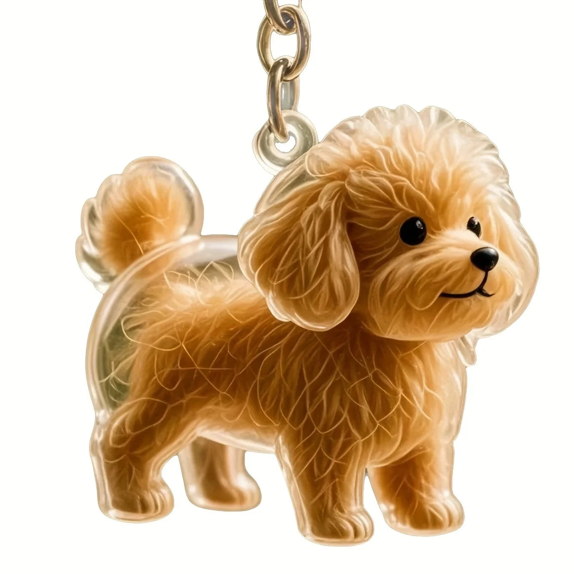 Pet Memorial Fur Keepsake Keychain Pendant
