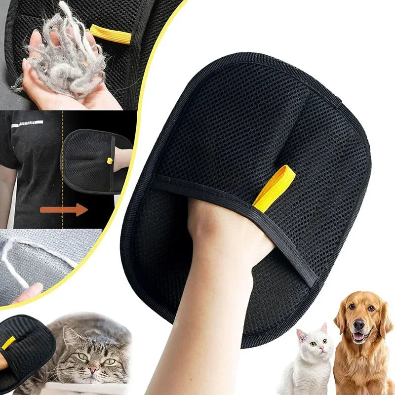 Gant de toilettage électrostatique pour animaux