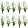 A set of simulated onion grass garden decorations showing various shades of green foliage.