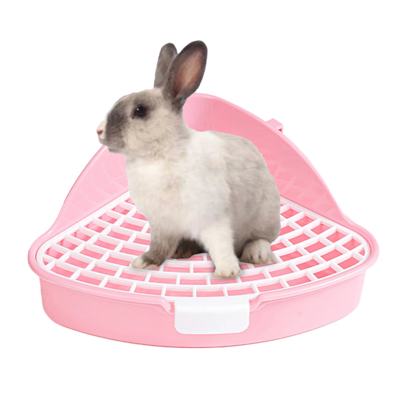 Rabbit Litter Tray Corner Toilet for Small Pets