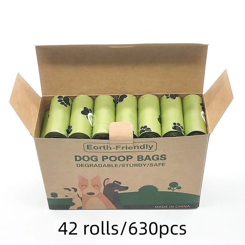 Eco-Friendly Biodegradable Dog Poop Bags with Dispenser