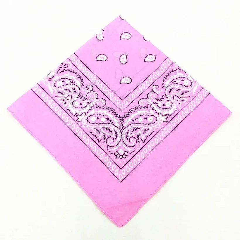 Paisley Bandana Headwrap – Unisex Cotton-Poly Scarf for Men and Women