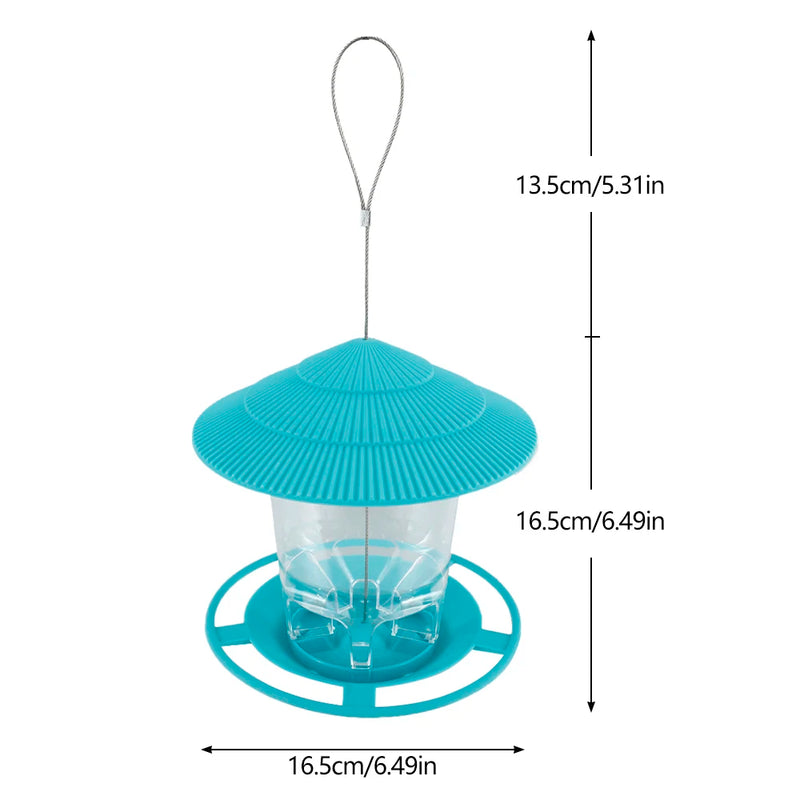 Automatic Bird Feeder with Nut Dispenser for Outdoor Hanging