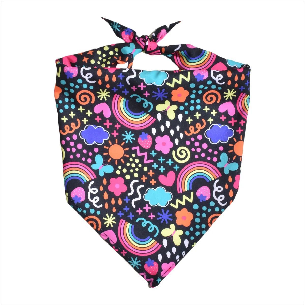 Floral Dog Bandanas with Adjustable Fit