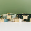 Velvet Adjustable Dog Collar, Leash and Harness Set