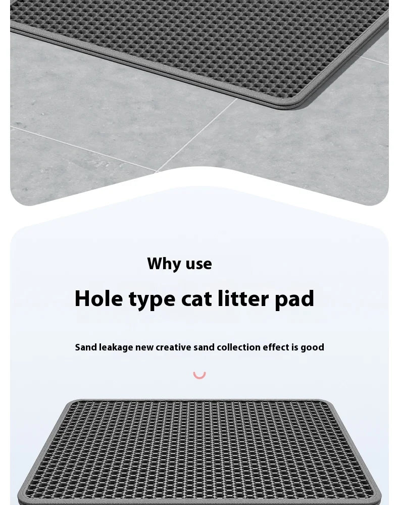 Doppelschichtiger wasserdichter Katzenstreu-Matte