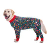 Soft Cotton Dog Pajamas Jumpsuit for Medium & Large Dogs