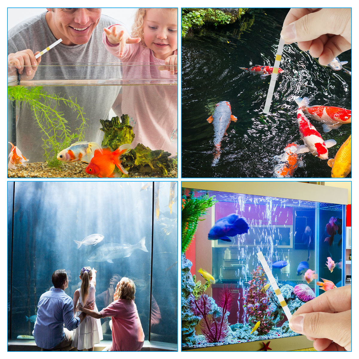 7-in-1 Aquarium Water Test Strips (100 Count)
