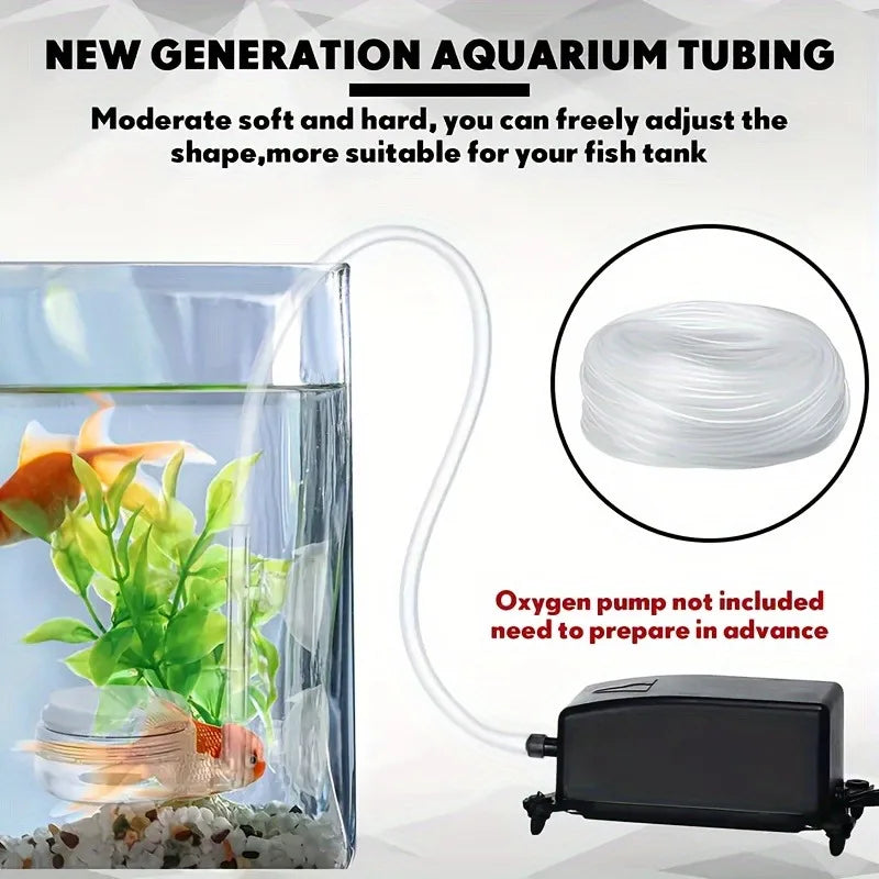 Tuyau en silicone flexible pour aquarium