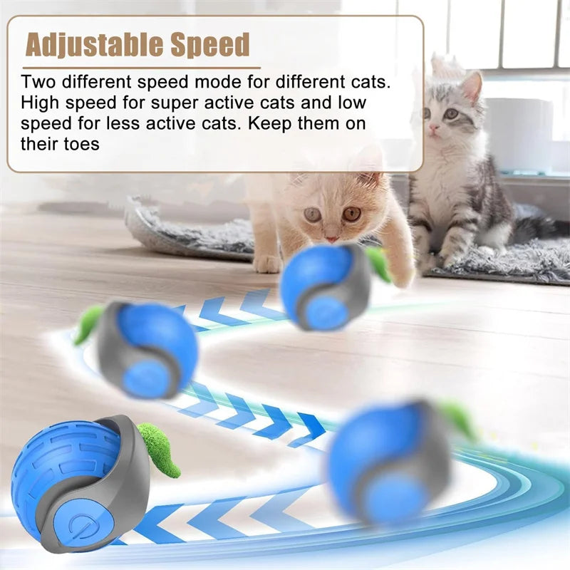 Smart Motion-Activated Cat Toy Ball