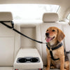 Adjustable Dog Car Seat Belt with Shock-Absorbing Elastic Leash
