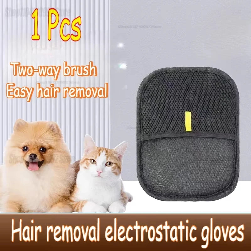 Gant de toilettage électrostatique pour animaux