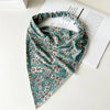 Boho Floral Print Cotton Triangle Hair Bandanas