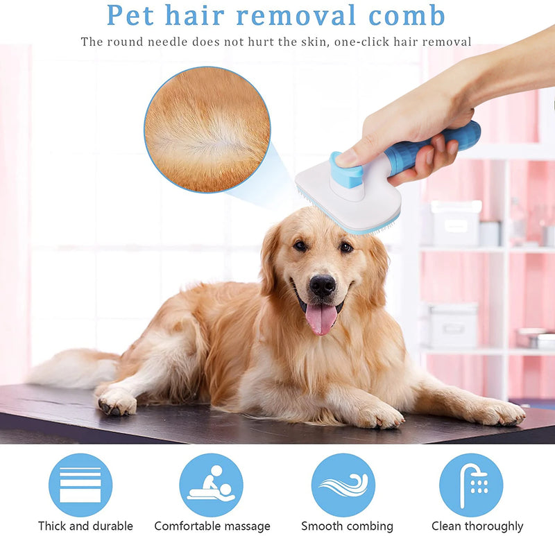 Self-Cleaning Pet Grooming Brush