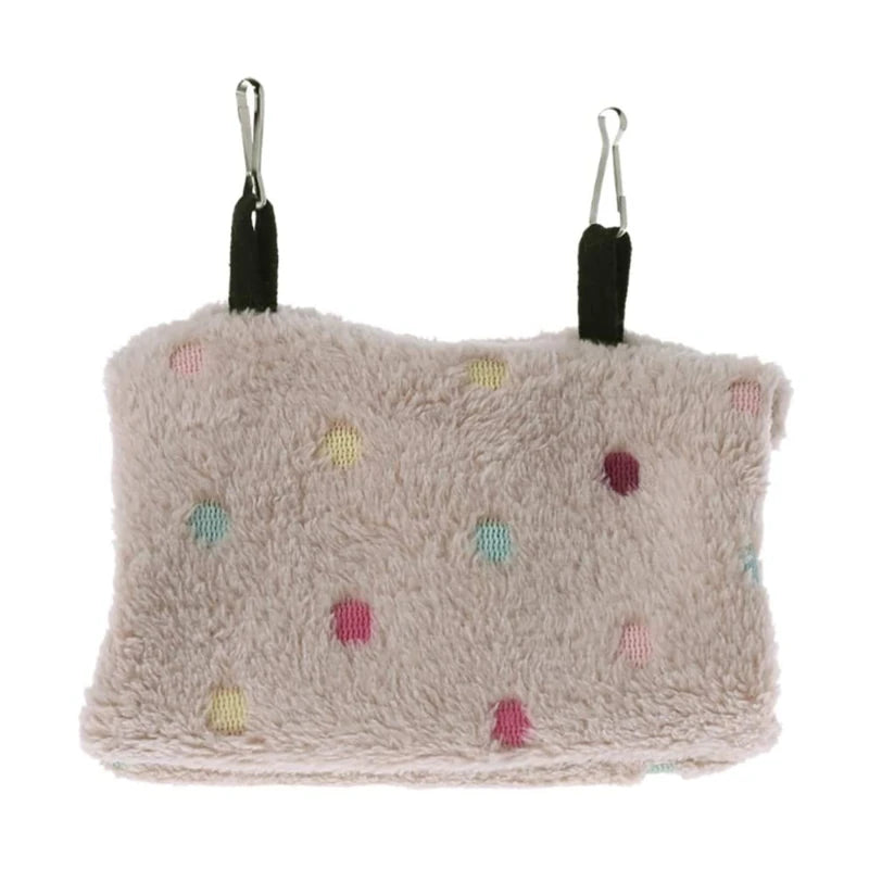 أرجوحة ببغاء للقفص مخمل دافئ