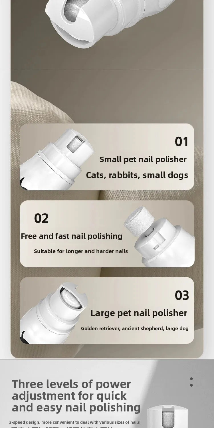 Electric Pet Nail Grinder for Dogs and Cats
