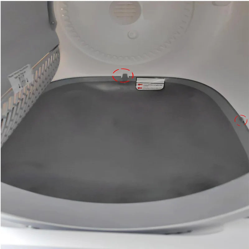 Litter Box Filter Bin Door and Bottom Bracket
