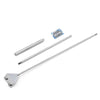 Stainless Steel Aquarium Glass Scraper with Extension Arm