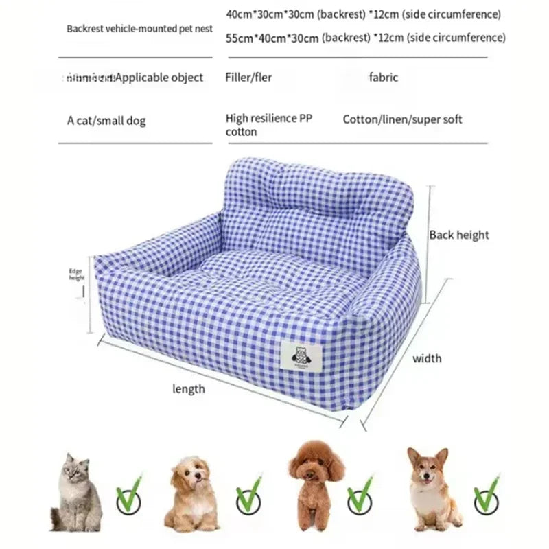 Housse de Siège Auto pour Animaux & Hamac
