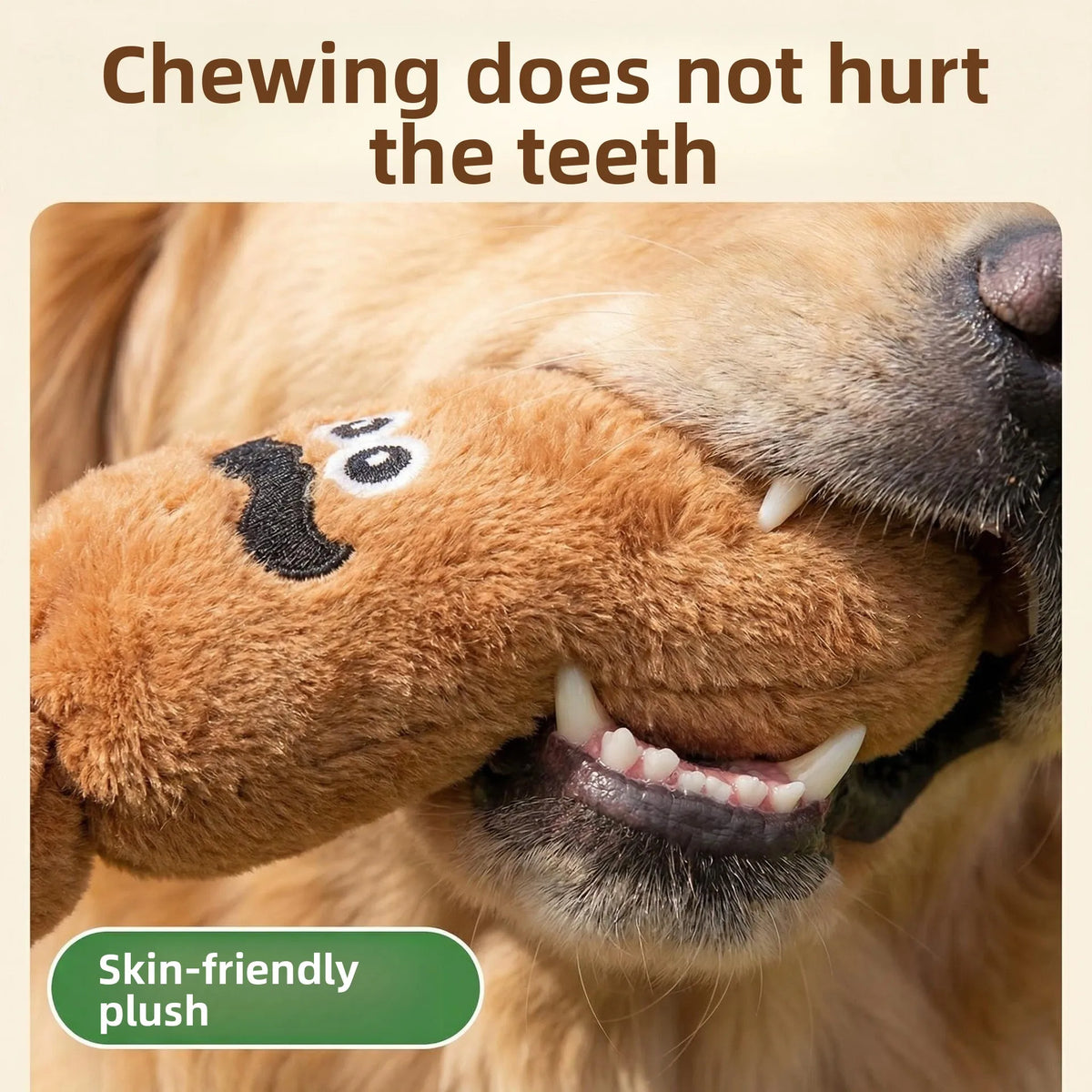 Squeaky Sausage Plush Chew Toy for Dogs