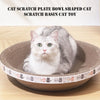 Oval Corrugated Cardboard Cat Scratcher Bed
