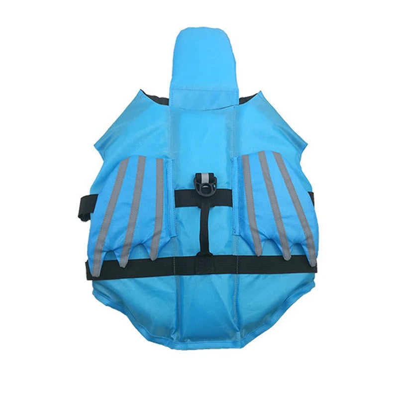 Adjustable Dog Life Jacket with Rescue Handle and High Buoyancy