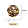 Natural Wooden Cat Teething Sticks with Sisal Rope