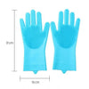 Gants en Silicone pour Bain de Chat & Brosse de Massage