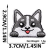 Cat Embroidered Iron-On Patch – Cute Pocket-Sized Appliqué for Clothing & Crafts