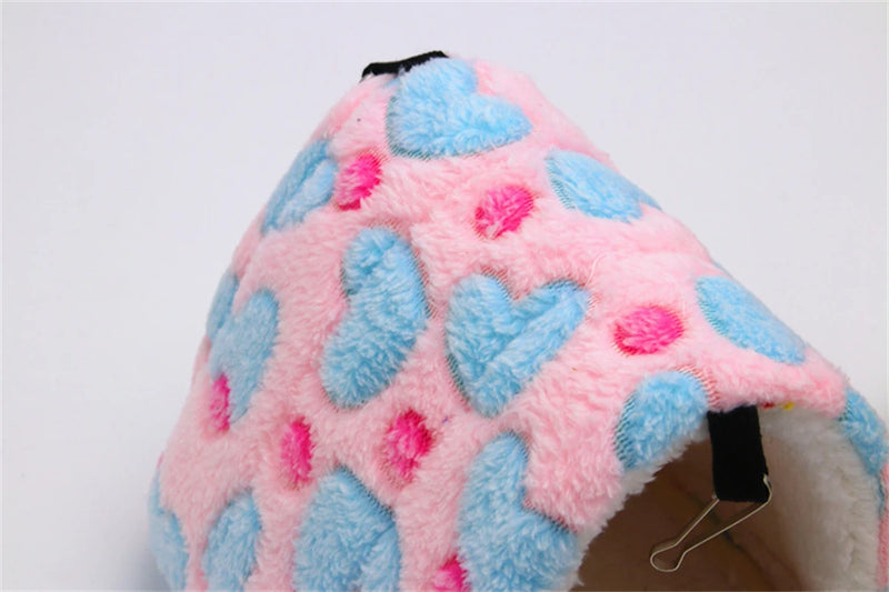 Hamac en Peluche en Forme de Cœur pour Animaux