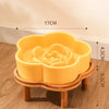 Ceramic Slow Feeder Bowl for Cats and Small Dogs