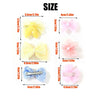 Floral Dog Hair Bows - Cute Topknot Clips for Small Breeds