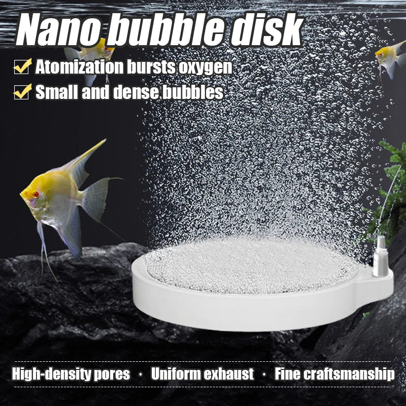 Aquarium Air Stone Disc Diffuser for Fish Tanks & Hydroponics