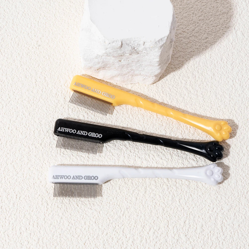 Pet Facial Grooming Kit – Tear Stain Comb & Safety Scissors