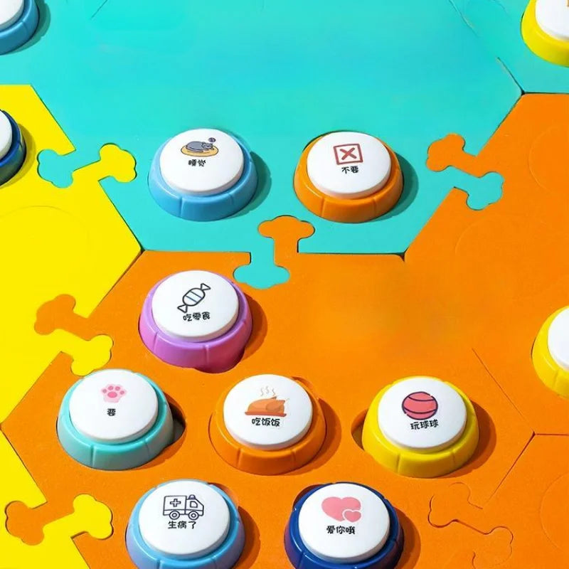 Recordable Pet Communication Buttons for Dogs & Cats