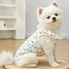 Lace Collar Dog Vest with D-Ring Summer Pet Shirt