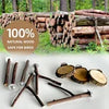 Natural Wood Forked Bird Perch for Small Parrots