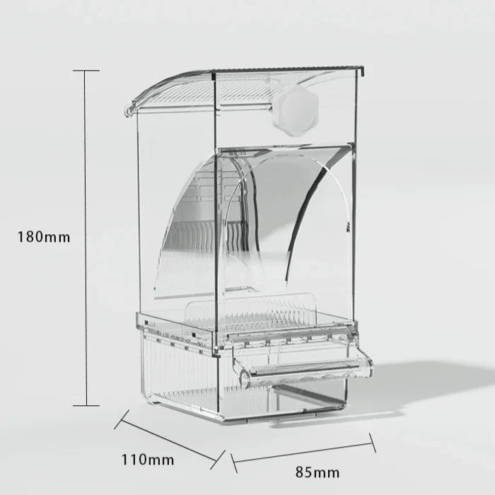 Parrot No-Waste Feeder with Seed Husk Separator