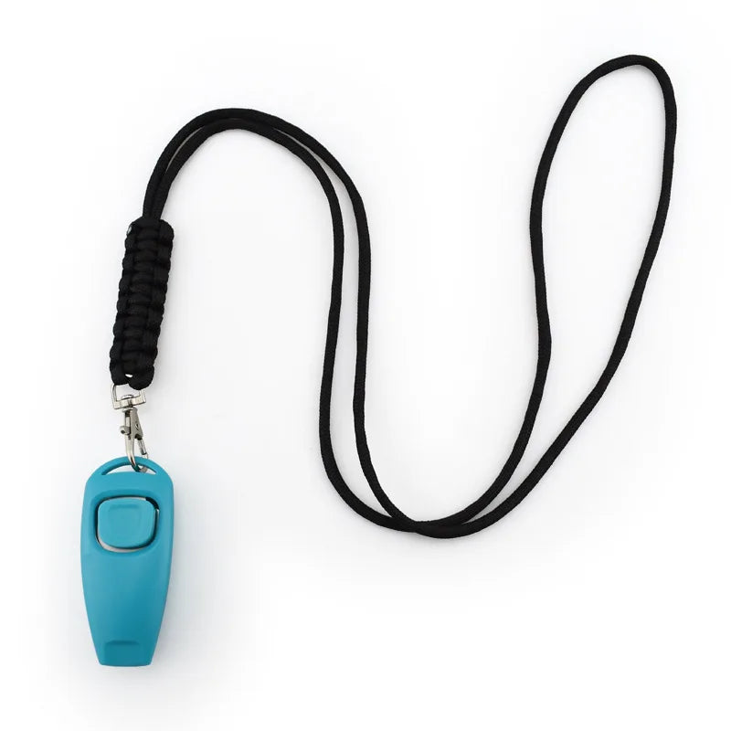 Zwei-in-Eins-Hundepfeife und Clicker für das Hundetraining