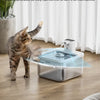Automatischer Edelstahl-Wasserbrunnen für Katzen