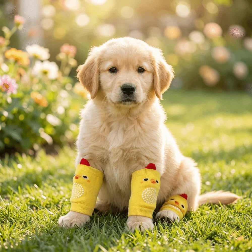 Dog Knee Pads with Elastic Leg Covers for Joint Protection