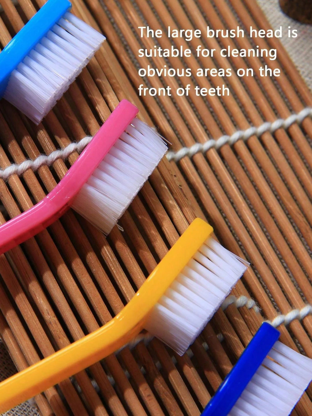 Long-Handle Double-Head Pet Toothbrush Set for Dogs and Cats