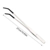 Stainless Steel Reptile Feeding Tongs with Protective Rubber Tips